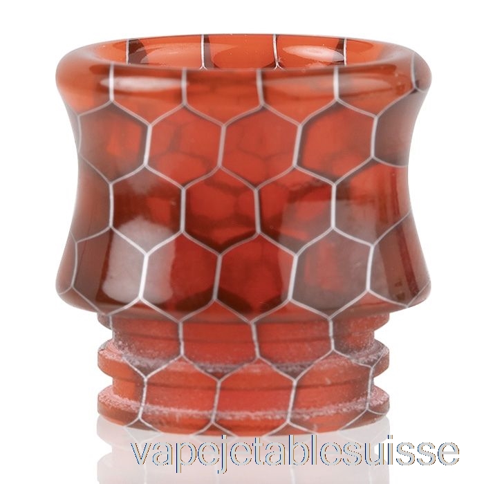 Vape Suisse 810 Couronne Peau De Serpent Résine Drip Tip Rouge